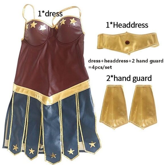 Plus Size Sexy Cosplay Costumes Adult Justice League Super Hero Halloween XX… - Picture 3 of 11